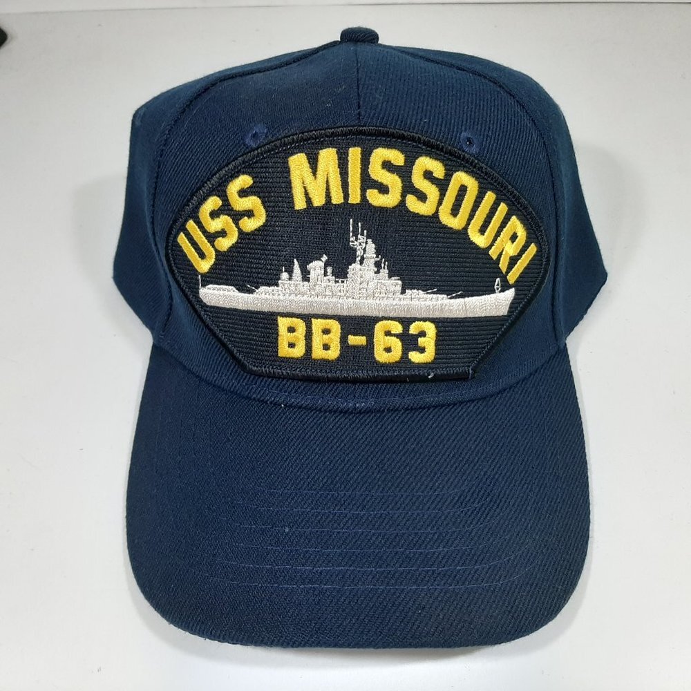 U.S. Navy USS Missouri BB-63 Men's Patch Cap Hat N